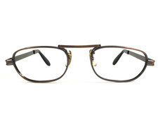 Vintage Tart Optical Eyeglasses Frames Half-Eye USA 5 3/4 Brown Copper 48-22-132