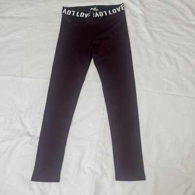 Bozzolo Active Mid Waist Full Length Workout Yoga Gym Legging BURGUNDY MEDIUM