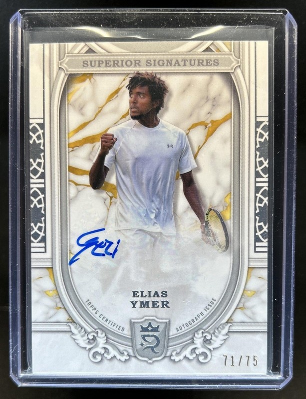 2024 Topps Royalty Elias Ymer Superior Signatures Auto Autograph #/75
