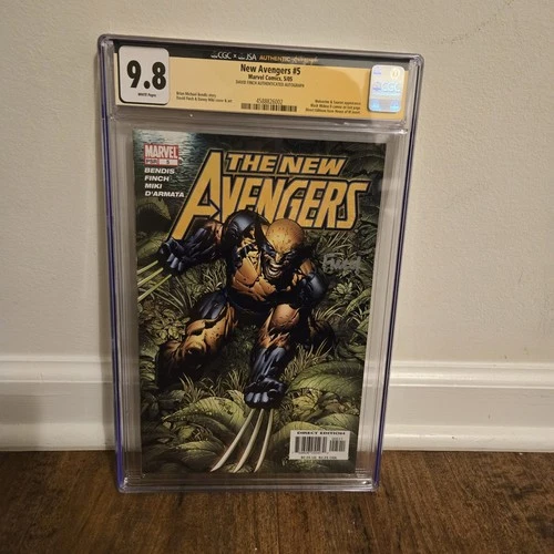 New Avengers #5 | CGC 9.8| Marvel | Finch Autograph | Signed | High-Grade