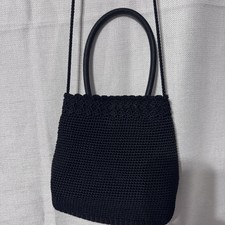 Vintage Handbag Mini Black Evening Shoulder Strap Handle Prom Formal Gala Purse