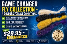 4  Game changer Articulated Streamer fly fishing flies