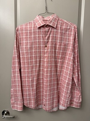 Johnnie-O Men's Long Sleeve Cotton Shirt M