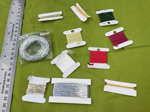 Job Lot BUNDLE Metallic Multi SEWING Needle Embroidery Cross Stitch Thread Trim? - Picture 5 of 7