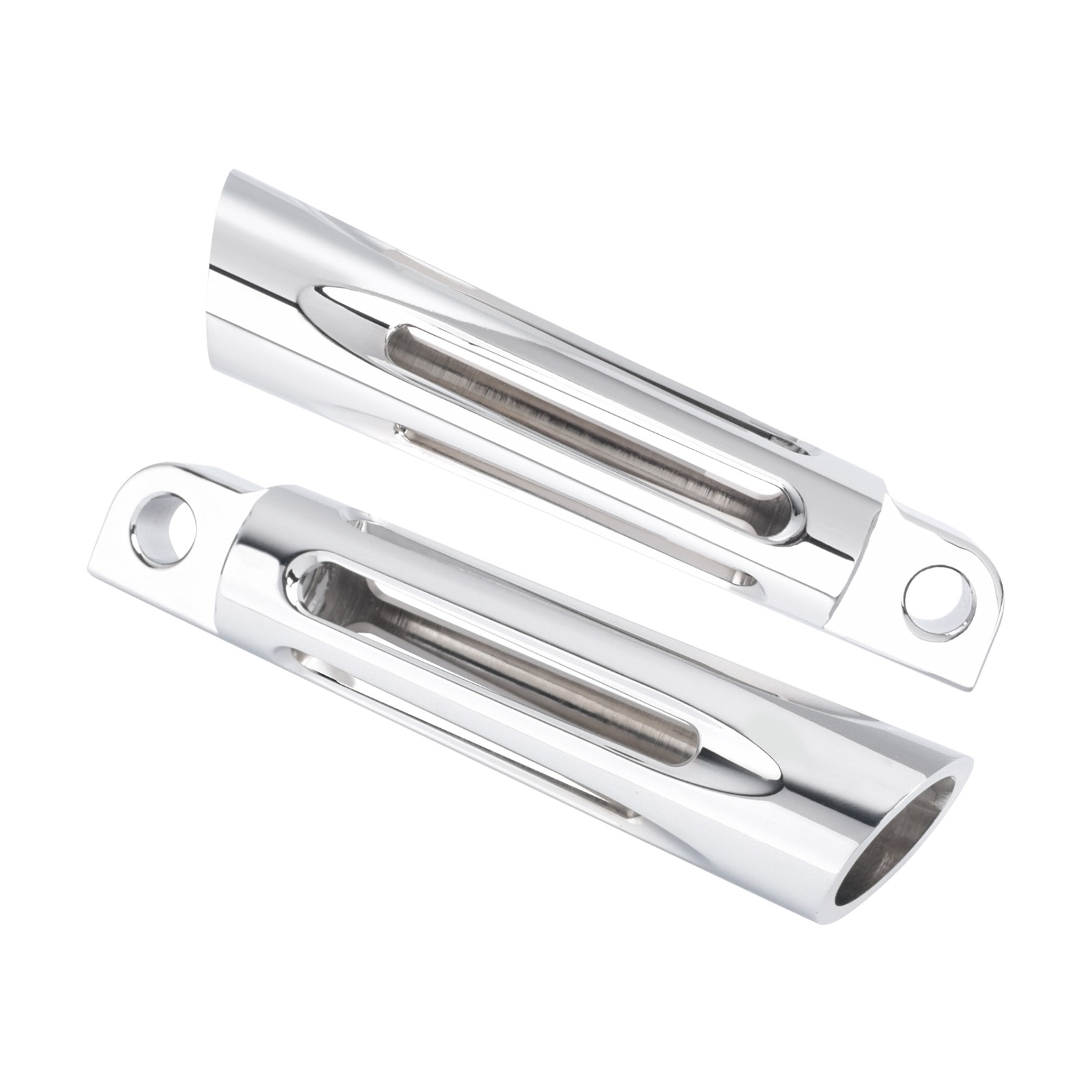 Hollow Male Mount Chrome Foot Rest Peg For Harley Touring Sportster Dyna Softail