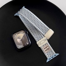 Breathable Braided Magnetic Watch Band For Apple Watch 11 10 9 8 7 SE/Ultra 49mm