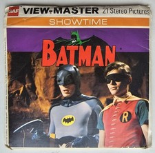 Vintage 1966 Batman View-Master 3 Reel Set Book Packet B492 DC Comics Catwoman