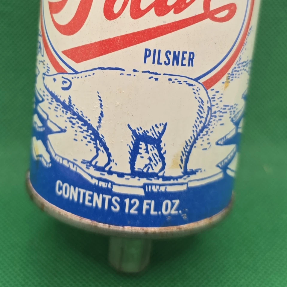 Vintage 1970s Polar Brewing Co Pilsner Beer Can Tap Handle Handmade Pull Tab - Image 3 of 4