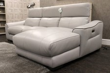 Htl ELIXIR Xavier – TRIPLE Power/HR Reclining Leather Corner Sofa Chaise