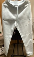 NWOT - Adidas Originals Women's Blue Fleece Jogger Pants Drawstring Pockets S