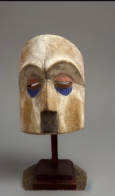 Fang Mask Ngil Society Gabon- H10-inch 9inch Wide -Pre-owned