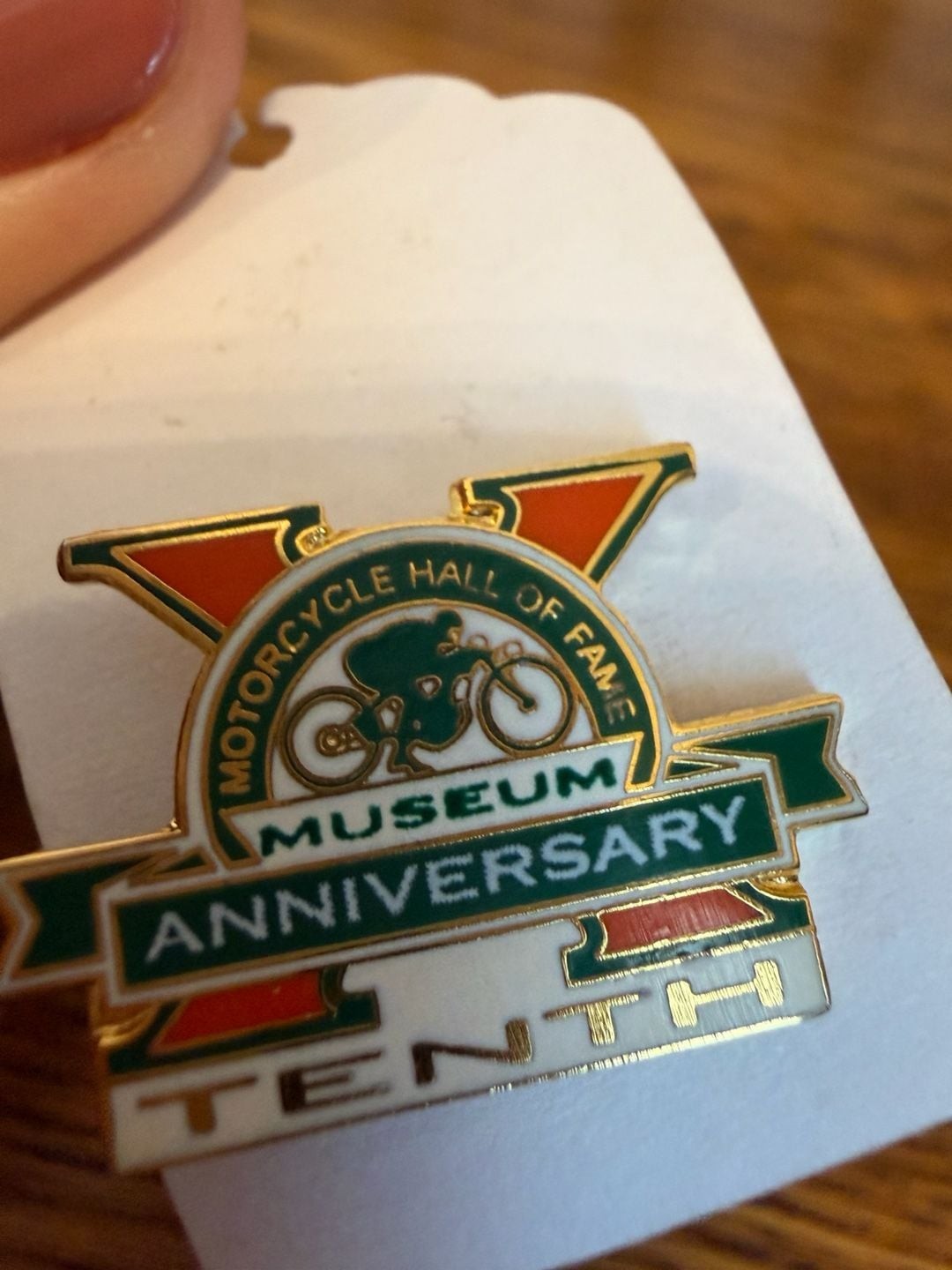 Motorcycle Hall of Fame Museum Tenth Anniversary Pin | eBay