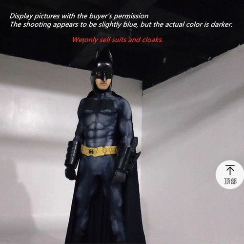 The Batman Bruce Wayne Cosplay Muscle Suit the general muscle Men Costume Outfit - Picture 4 of 6