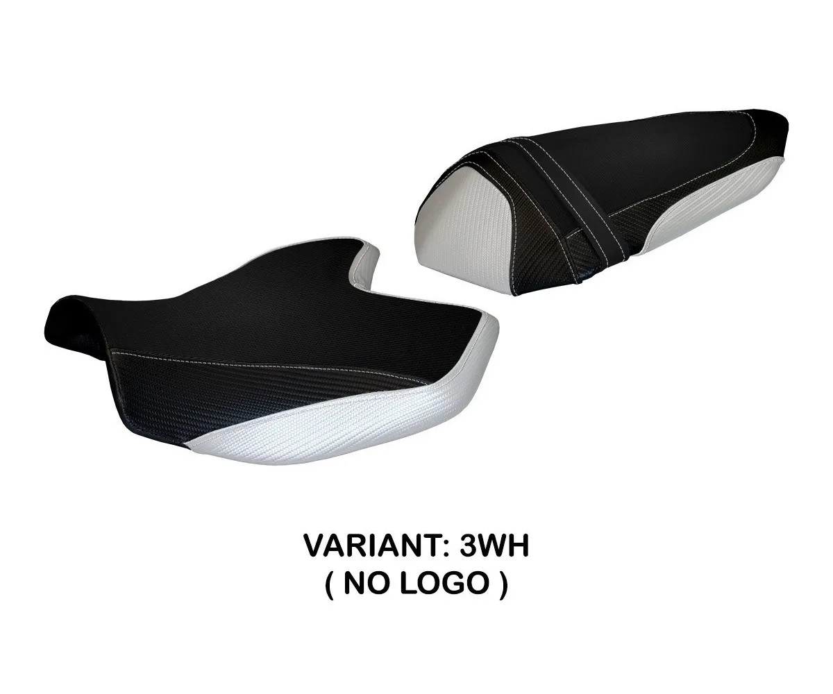 Seat saddle cover Amatrice 2 White (WH) TPZ for KAWASAKI Z 1000 2007 2019 d8