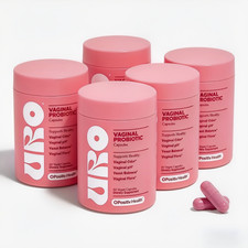 4PCS URO Women's Probiotics Prebiotic  Probiotic Capsules for pH Balance  Odor