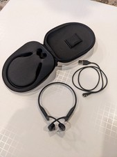 Shokz OpenRun Pro S810 Bone Conduction Open Ear Headphones Black Tested w/ Cable