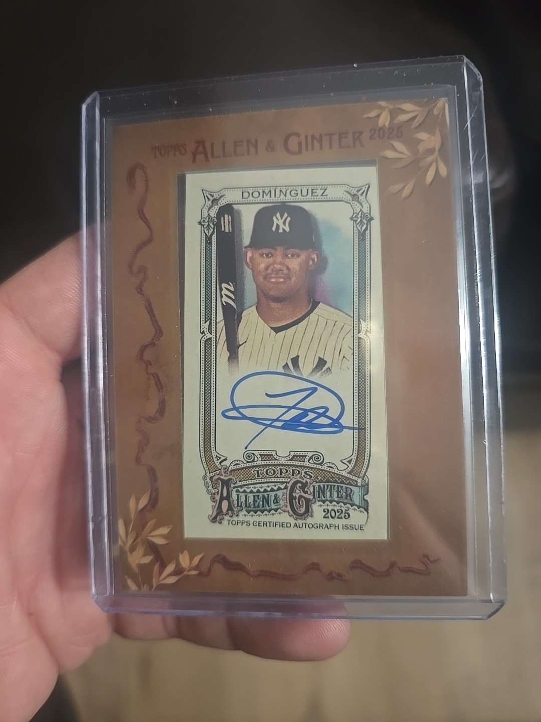 2024 Topps Allen & Ginter - Mini Baseball Autographs Jasson Dominguez #MA-JD NYY