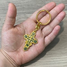 Orthodox Cross Keychain ICXC Crucifix Eastern...
