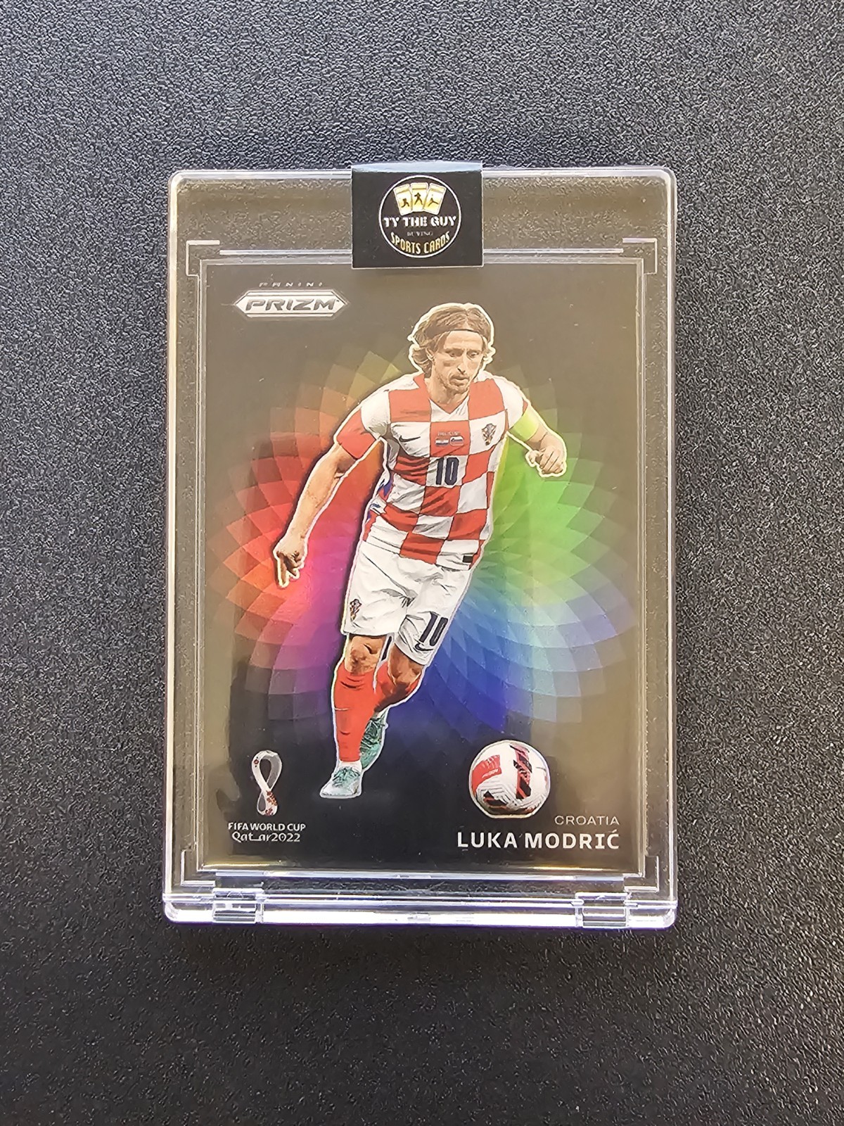 2022 Prizm FIFA World Cup Luka Modric Color Wheel SSP Croatia