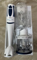 Braun Multiquick Hand Blender 400Watt  MR4000 4193 w/ Attachments - NEW
