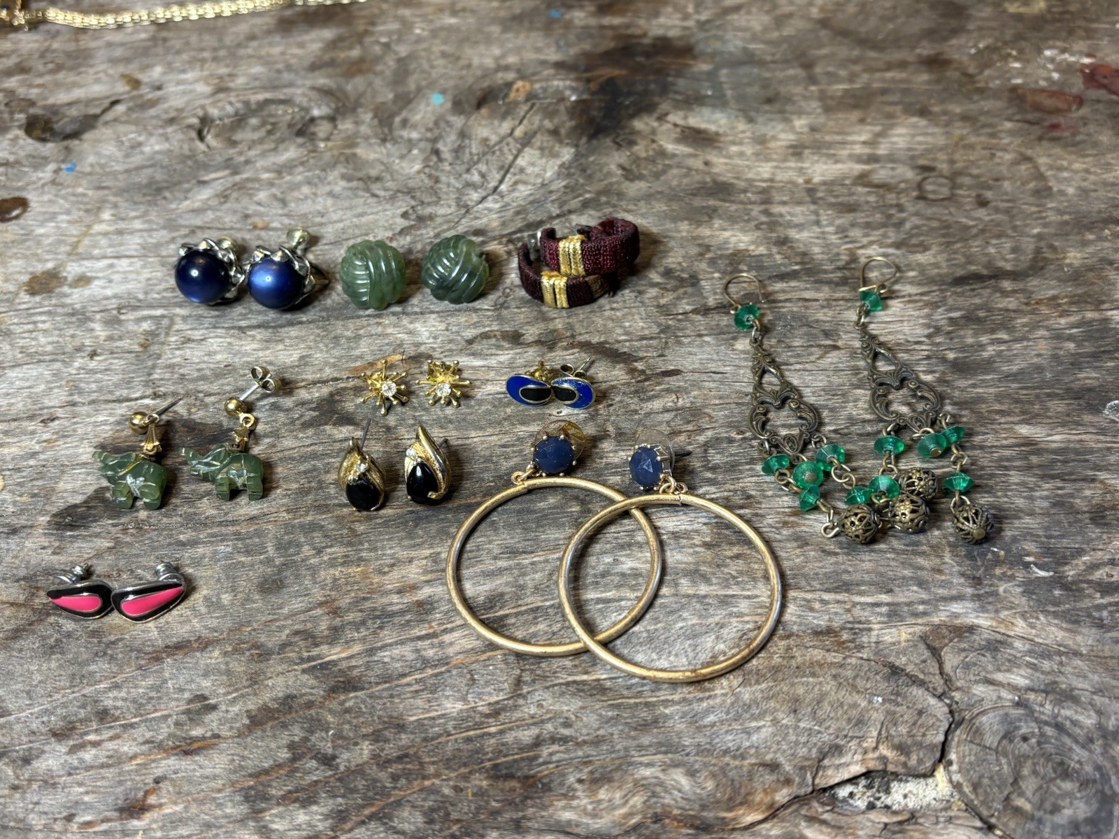 vintage earrings lot Of 10