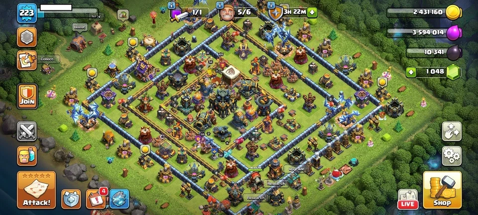 TH17 QUITE👌🏼59/100/61/60/28 HEROES, MAX ROCKER SPEAR 🔥LABORATORY READY ⚔️⚔️ - Image 2 of 4