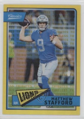 2018 Panini Classics 36/65 Matthew Stafford #33 o7m