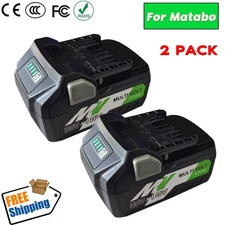 2X 36V/18V For Metabo HPT BSL36A18 6Ah Li-Ion Battery Multi Volt 372121M 