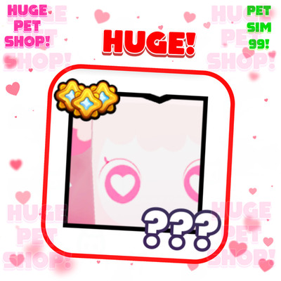  Huge Love Lamb  - Pet Simulator 99 - Pet Sim 99 - CHEAP & FAST DELIVERY