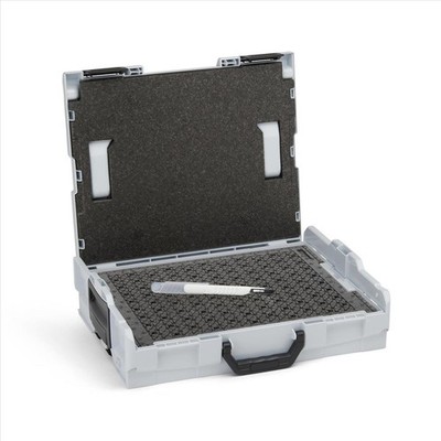 Bosch Sortimo L-Boxx 102 grau Gr1 inkl. Schnitteinlage EPP