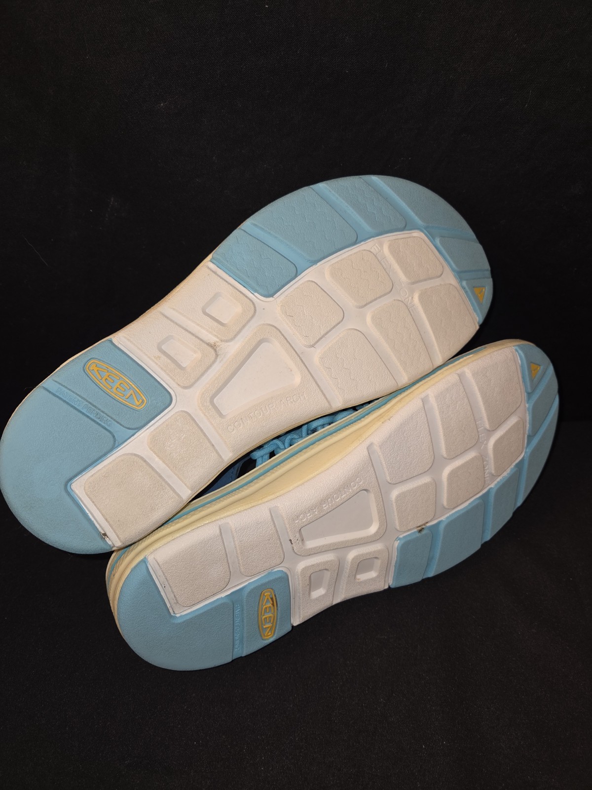 Keen Uneek Turquoise Woven Bungee Cord Water Women's Sandals Sneakers Size 7 image 6