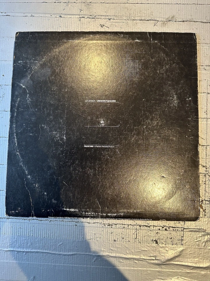 Joy Division 'Unknown Pleasures' LP FACOZ 1003 Textured OG SLEEVE : EX VINYL AUS - Image 2 of 4