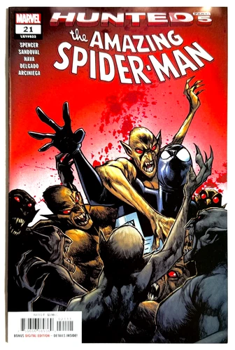 AMAZING SPIDER-MAN #21 CVR A HUMBERTO RAMOS HUNTED 1ST PRINT 2019 MARVEL NM