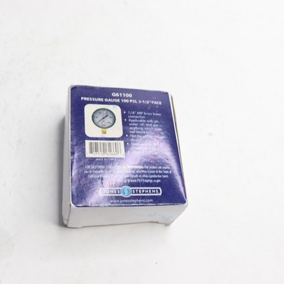 Midland Pressure Gauge 100 Psi 2-1/2'' G61100