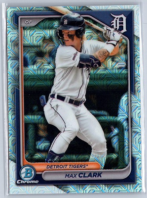 #ad Max Clark 2024 Bowman Chrome Mojo Refractors #BCP 195 Detroit Tigers $1.29