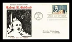 US COVER ROBERT H GODDARD ROCKET PIONEER AIR MAIL FDC GRIFFITH CACHETS