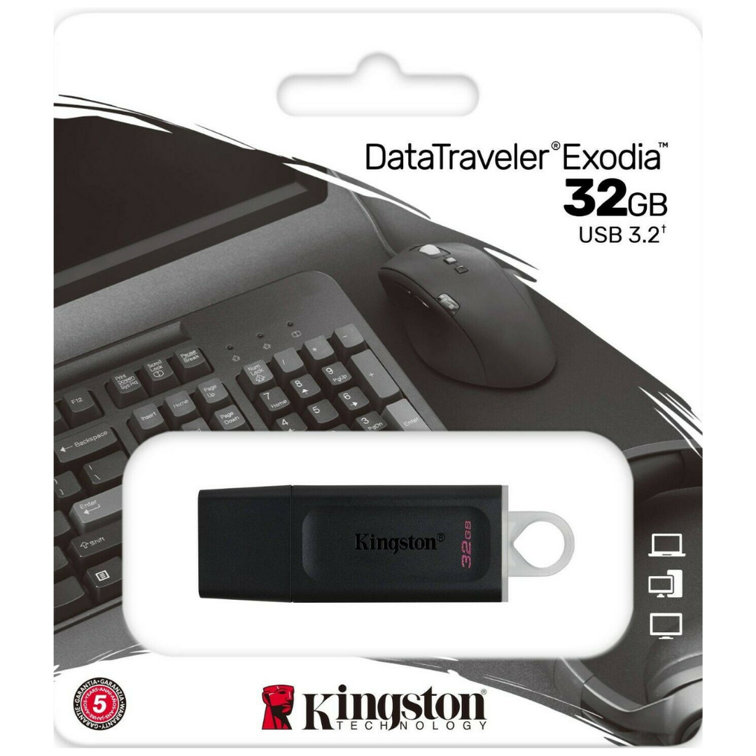 USB Pendrive Flash Memory Stick Kingston 32GB 64GB 128gb For HP Laptop