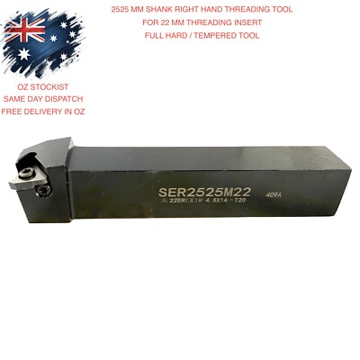 Threading Tool SER 2525 M22 SCREW CUTTING HOLDER FOR 22MM INSERT