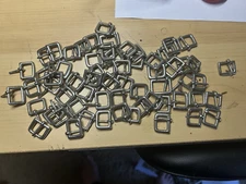 BUCKLES 1/2"ASSORTED  60 Great for horse tack