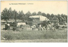 89 .n ° 39359. Borgogna Pittoresque.la Trebbiatrice