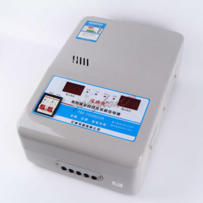 Automatic 15KW Voltage Stabilizer AC Regulator Power Supply 130-270V to 220V
