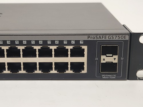 Netgear Prosafe GS750E 50-Port Web Managed Gigabit Switch - Picture 2 of 6