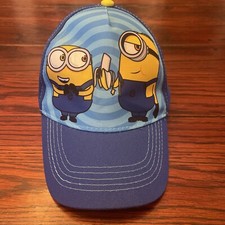 Minions Baseball Cap Youth Adjustable Snapback One Size Fits Most Blue Universal