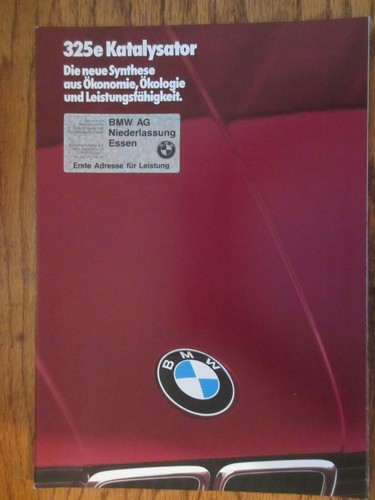 BMW - 325e Katalysator   1985   (S1)