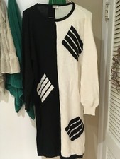 Ladies Sweater Dress (Acrylic) - Pre-owned - Size Large (14/16)