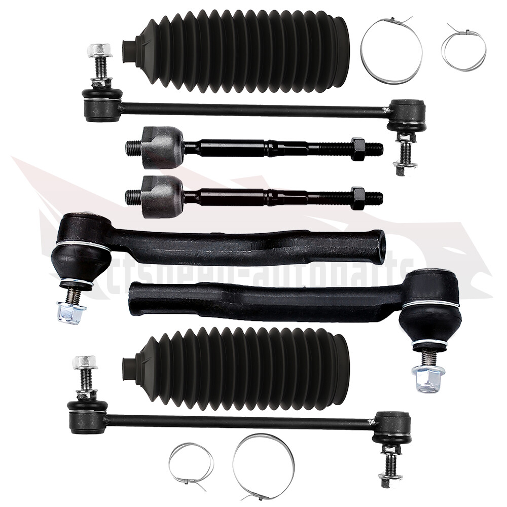 8PCS Front Sway Bar & Tie Rod Kit for 2007-2012 Nissan Versa