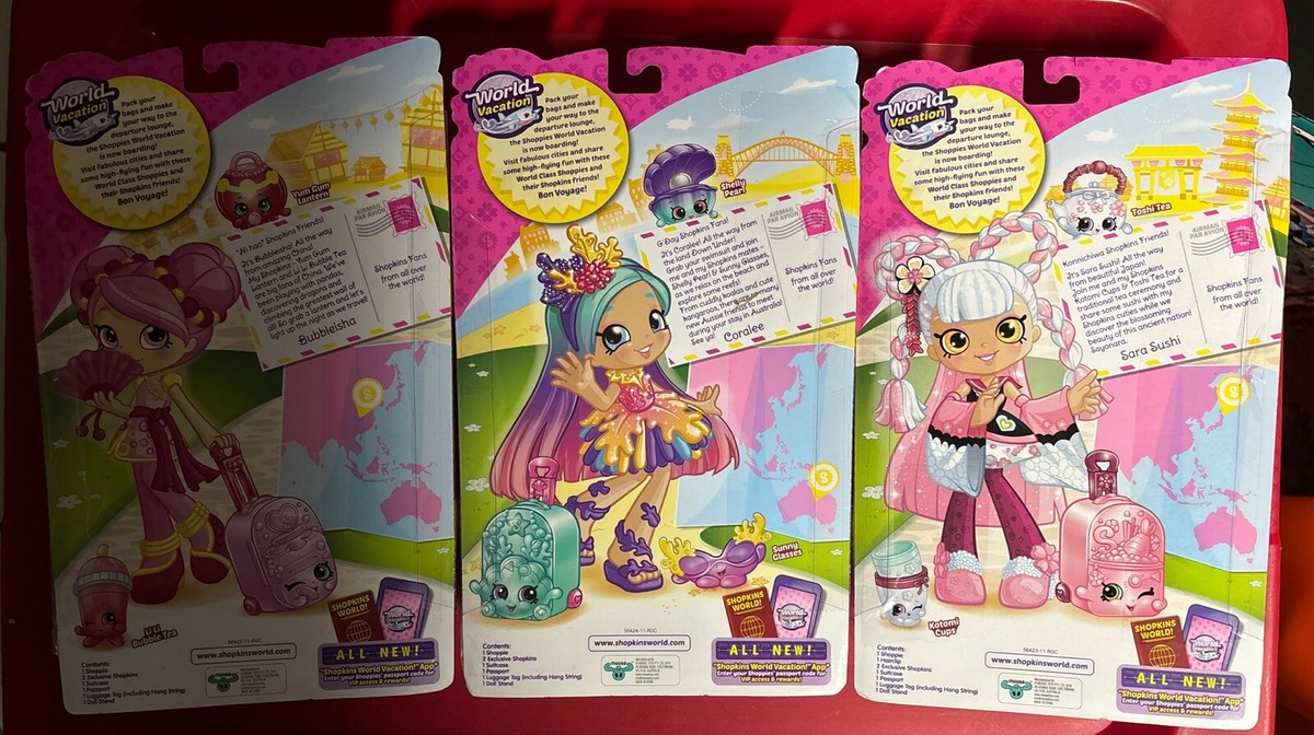 Shopkins Shoppies Sara Sushi Season 8 World Vacation Visits