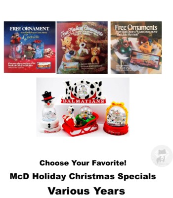 McDonald's Holiday Christmas Ornaments & Snow Domes-Pick! | eBay