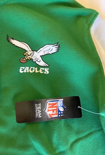 FLY EAGLES FLY Kelly Green Philadelphia Eagles NFL Zip Up Hoodie/Jacket Sz SMALL - Picture 5 of 24