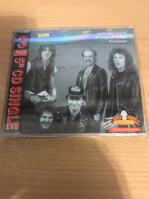 SAXON 3 Track MCD and the bands played on / 747 / never surrender